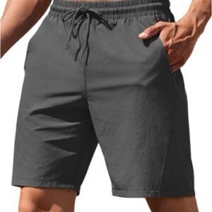 Men's Athletic Shorts in Charcoal Gray